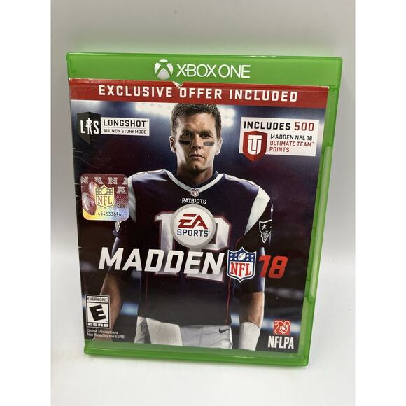 Madden NFL 18 (Microsoft Xbox One, 2017) - Picture 1 of 6